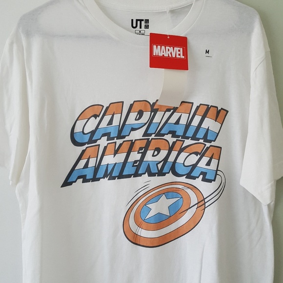 Uniqlo Captain America Marvel Avengers Graphic Tee - Picture 3 of 4